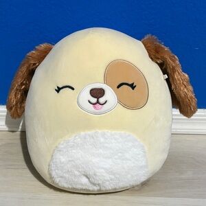 Squishmallows Cream and Brown Dog Plush! 🐕